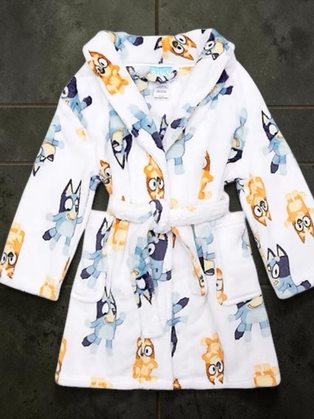 Bluey - Plush Long Sleeve Knee Length Robe - Size 4t